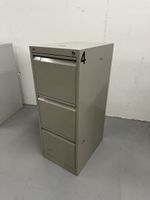 Rollkorpus Metall grau 3 Schubladen gebraucht 100 cm
