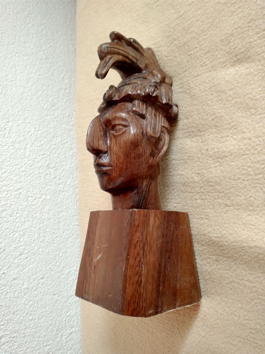 Sculture & Statue: GESCHNITZTE HOLZFIGUR VINTAGE – Usato da Löhningen venduto da Chimae67