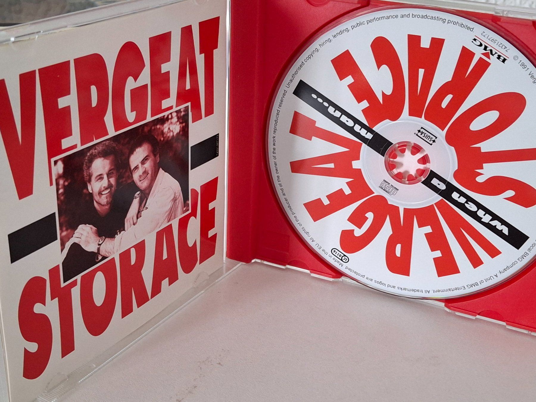 CDs: CD Vergeat Storage - When A Man... Rarität – Gebraucht aus Aarberg von Jackup1 2