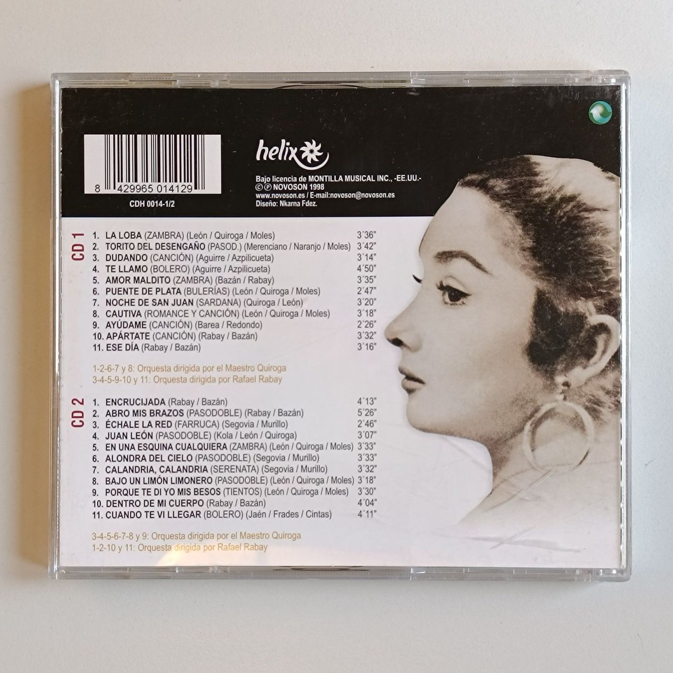 CD: Marifé de Triana - La Copla 2CD Set  F7 – Usato da Sessa venduto da fraenklishop 1