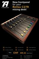 Neues Frontpanel zu ReVox C279 Mischpult - Premium Qualität