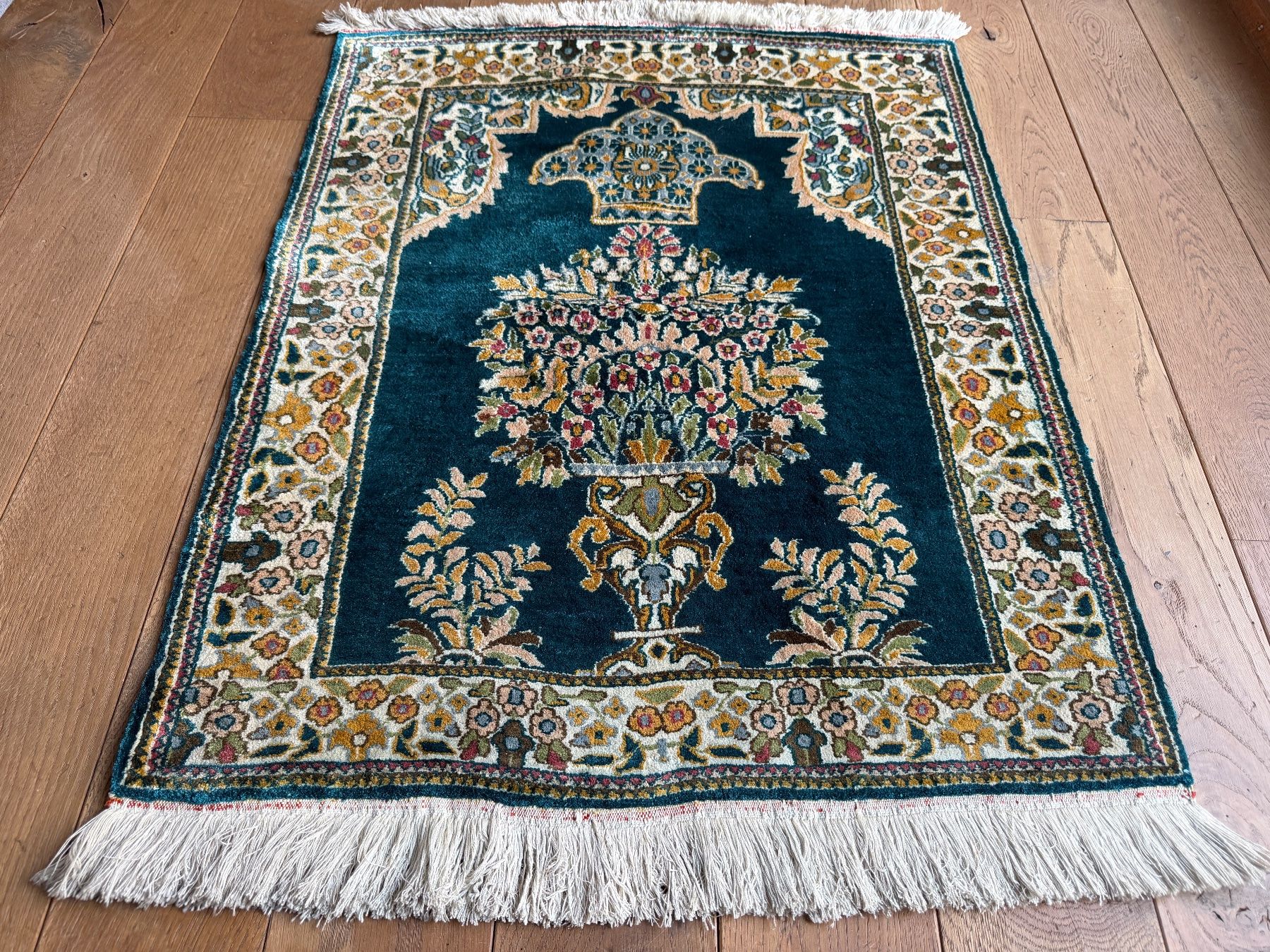 Tappeti: Kashmir Seidenteppich - 100% handgeknüpft – Usato da Bennau venduto da Mayer_Carpets 1