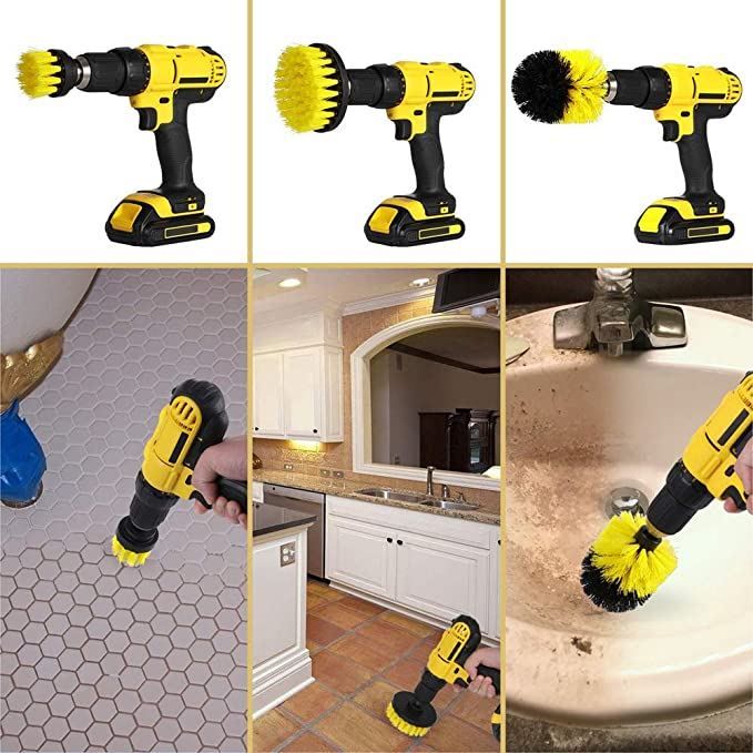 Altro per la casa: Drill Brush 4Pcs Electric Cleaning Brush – Nuovo (secondo la descrizione) da Thun venduto da Top32 1