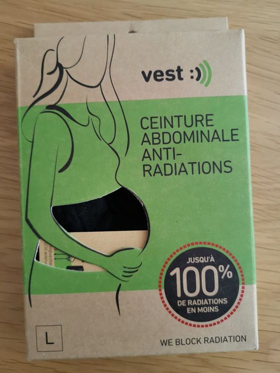 Ceinture De Grossesse Anti-ondes WKZSXXMJ – Protection Anti-radiations Ajustable, Double Épaisseur, Pour Téléphone & Ordinateur – Tranquillité D'Esprit Future Maman