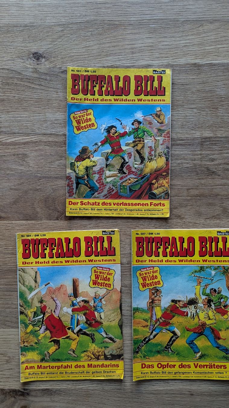 Fumetti: Buffalo Bill Hefte Western, 500er Serie  – Usato da Rupperswil venduto da Svelos 4