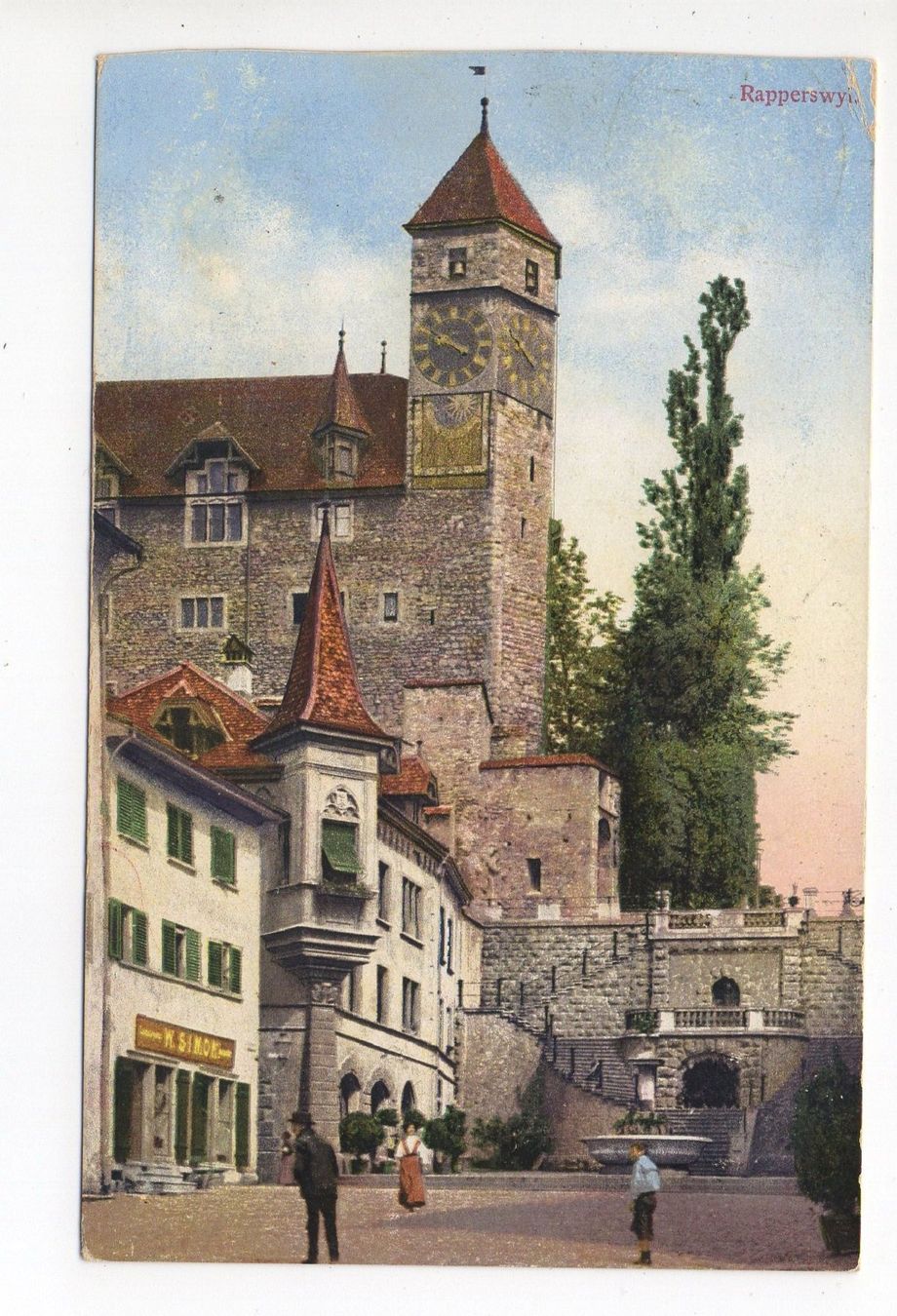 Ansichtskarten: RAPPERSWIL No. 1007 – Gebraucht aus Jona von philajona