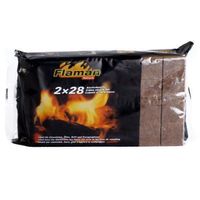 Zündwürfel Flaman Cubes Natura/Neu/1 Packung 56 Stück/Top