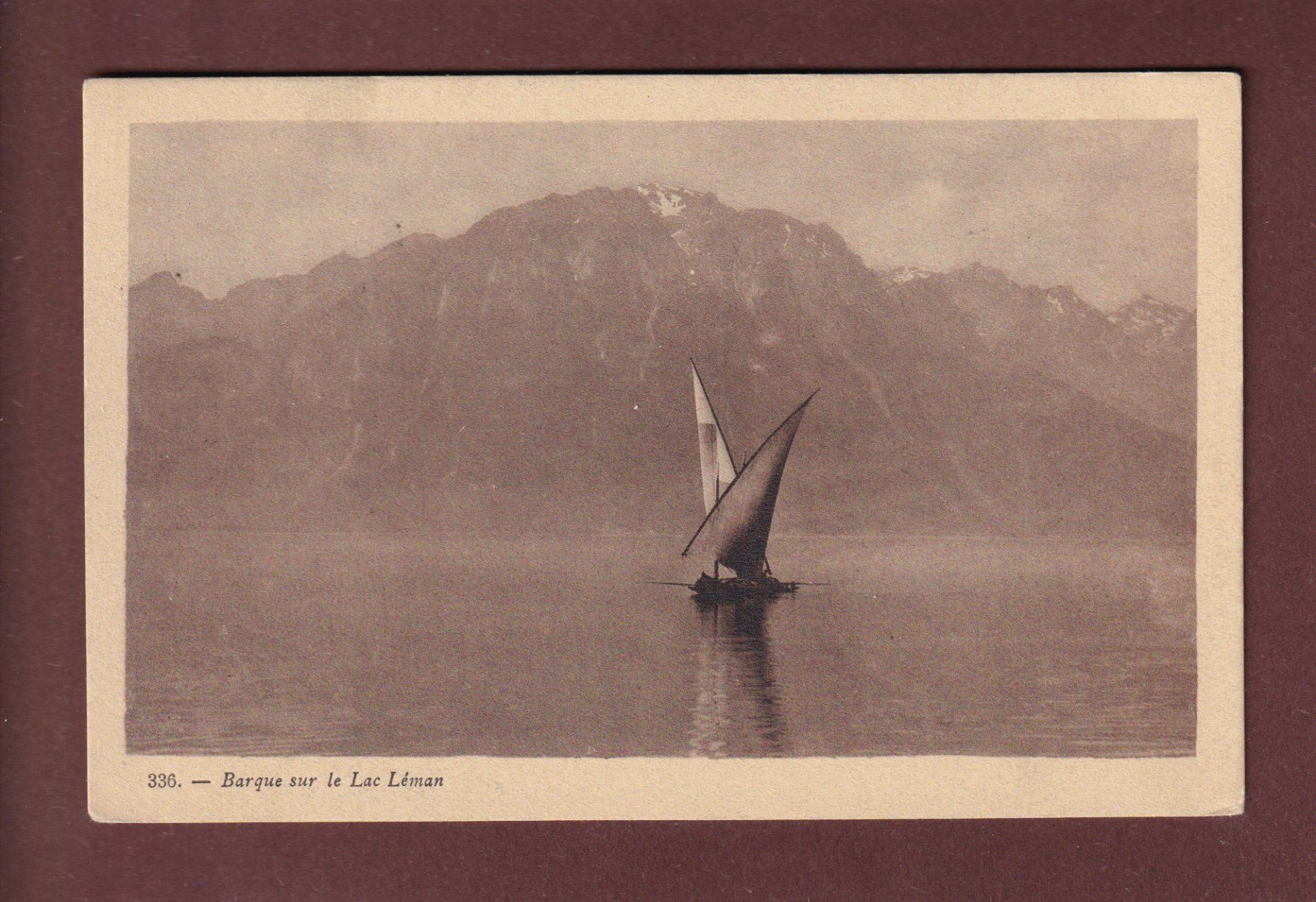 Cartes postales: BARQUE DU LEMAN - 1906 – D'occasion à Pully par nicecards-shop