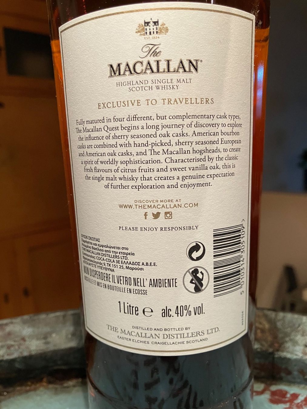 Macallan Spirituosen: Macallan Quest 1.0 lt – Neu und originalverpackt aus Aarwangen von concorde58 3