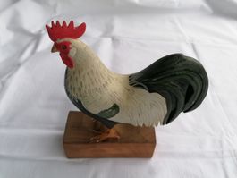 Huhn / Güggel, Holz geschnitzt