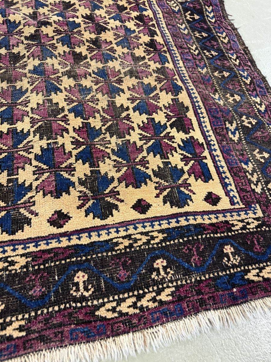 Tappeti: Orientteppich Gebetsteppich bunt gemustert gebraucht – Usato da Strengelbach venduto da RaenAntikDesign 3