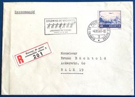 1948 / R- Brief Colonies  de Vacances / Genf - Basel
