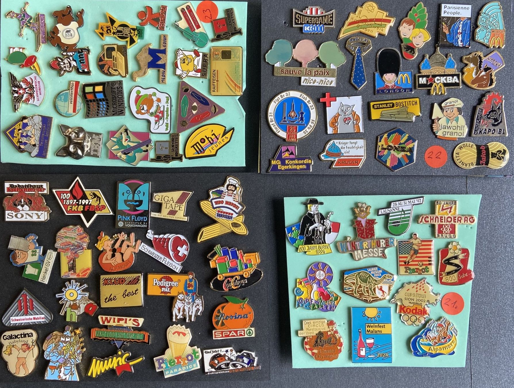 Placchette & Badge: kleine Pin Sammlung – Usato da Böckten venduto da Hansi36