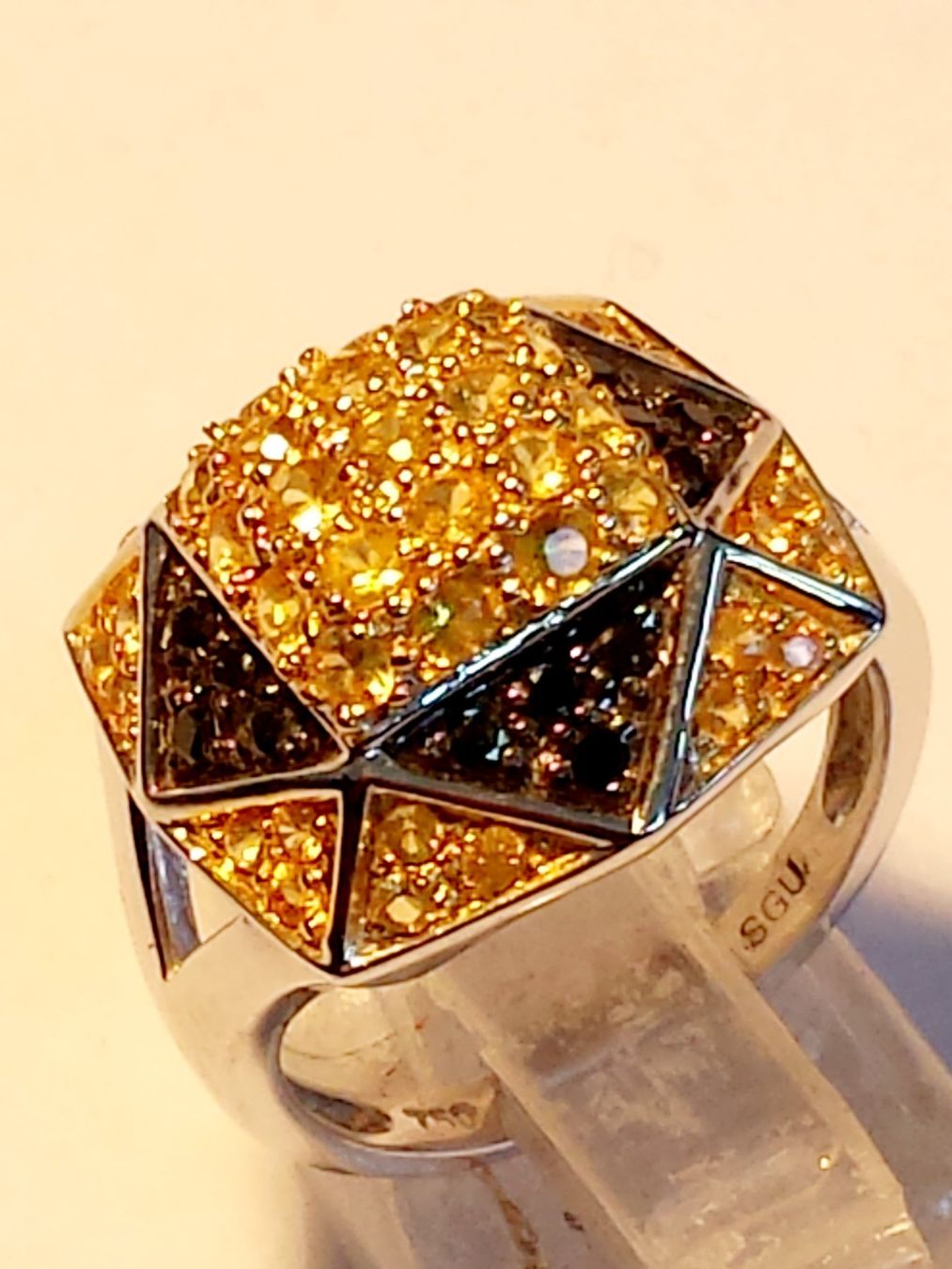 Anelli: Weissgold Edelstein Fingerring – Nuovo (secondo la descrizione) da Zürich venduto da Benedikt21 1
