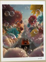 Bubble Studio: Fahrt in den Süden, signiert 9/50
