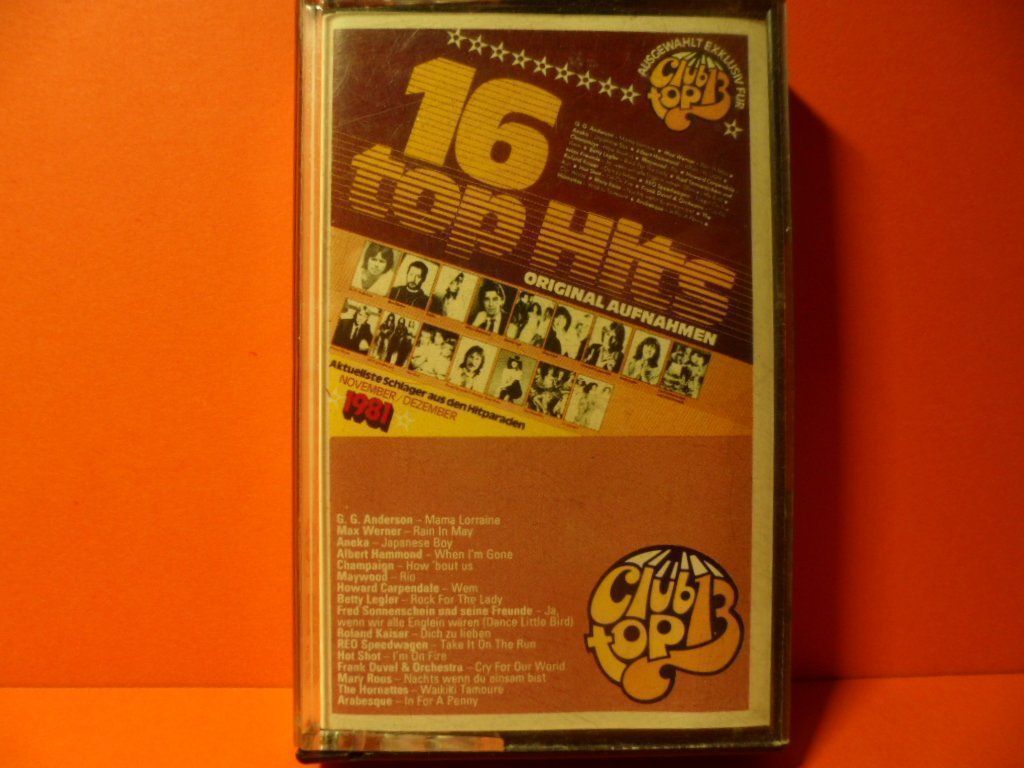 Musicassette: 16  TOP HITS – Usato da Langnau i. E. venduto da gf2_29jt