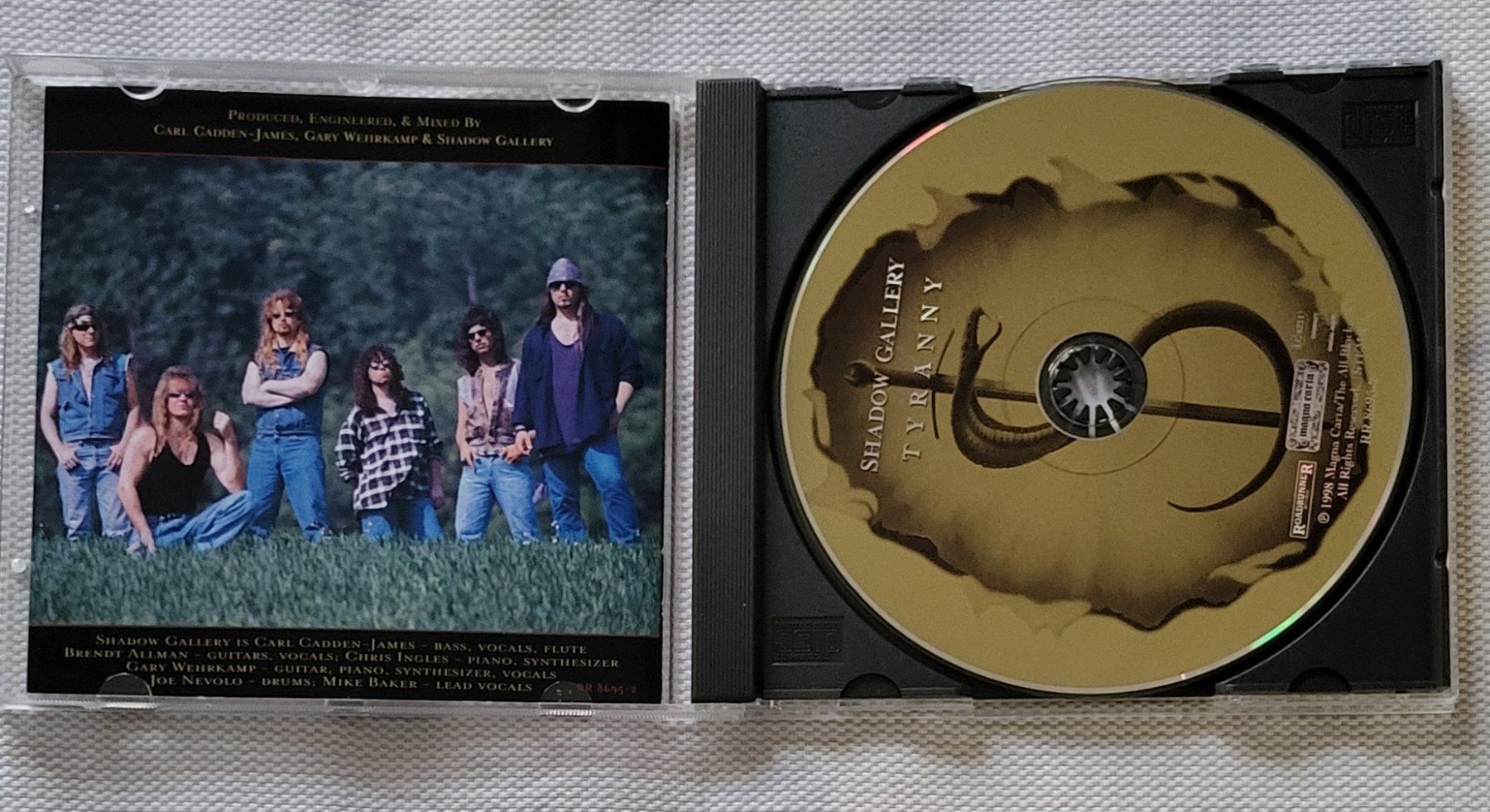 CD: Shadow Gallery - Tyranny – Usato da Villars-sur-glane venduto da Epsilonhike 2