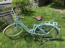 Damenfahrrad BTWIN in Mintgrün 