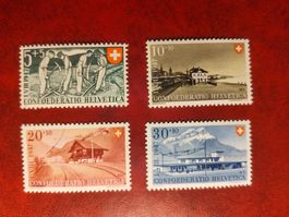 CH Pro Patria B34, B35, B36 und B37 Postfrisch