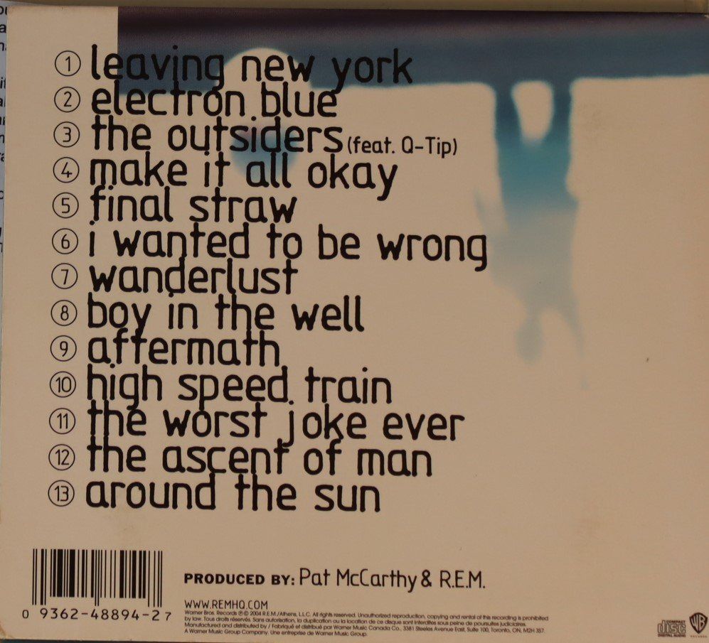 CD: R..E.M. – Around The Sun – Usato da Luzern venduto da CONTENTI 2
