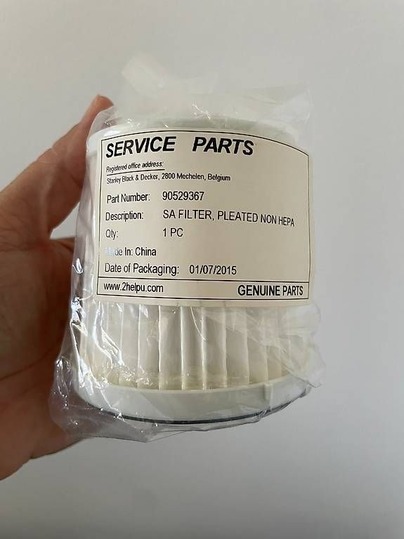 Filtri: Staubsauger Filter Black&Decker No: 90529367 – Nuovo e nell'imballaggio originale da Meierskappel venduto da Hit123