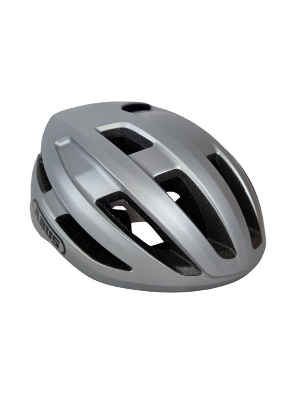 Abus Caschi: ABUS Fahrradhelm silber 57-61 cm – Nuovo (secondo la descrizione) da Wangen b. Olten venduto da Restwert_Wangen