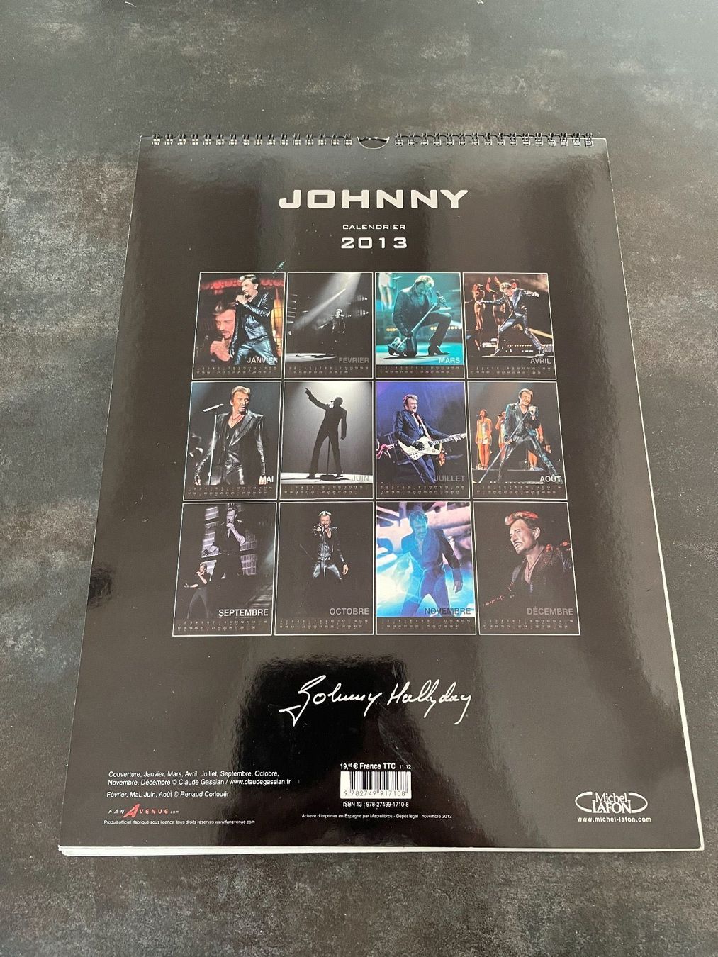 Calendari: Johnny Hallyday Livre CD et Calendrier – Usato da Vallamand venduto da Bricbracbroc82 9