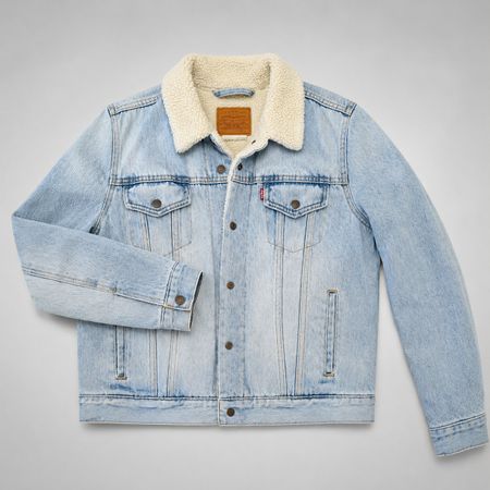Veste en jean Sherpa Levi's Premium - Comme neuve - Taille L