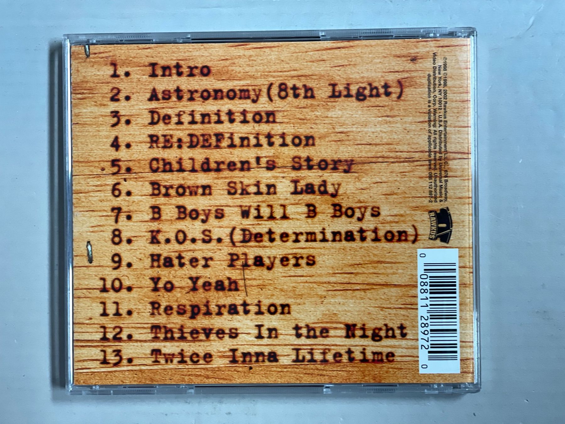 CD: Talib Kweli – Usato da Muri b. Bern venduto da AdidasCollector 1