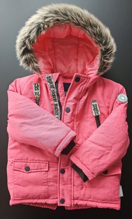 Winterjacke für Mädchen, pink, Grösse 92/98, Top Zustand!