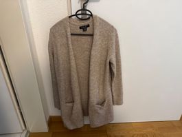 Strickjacke Beige Gr. M