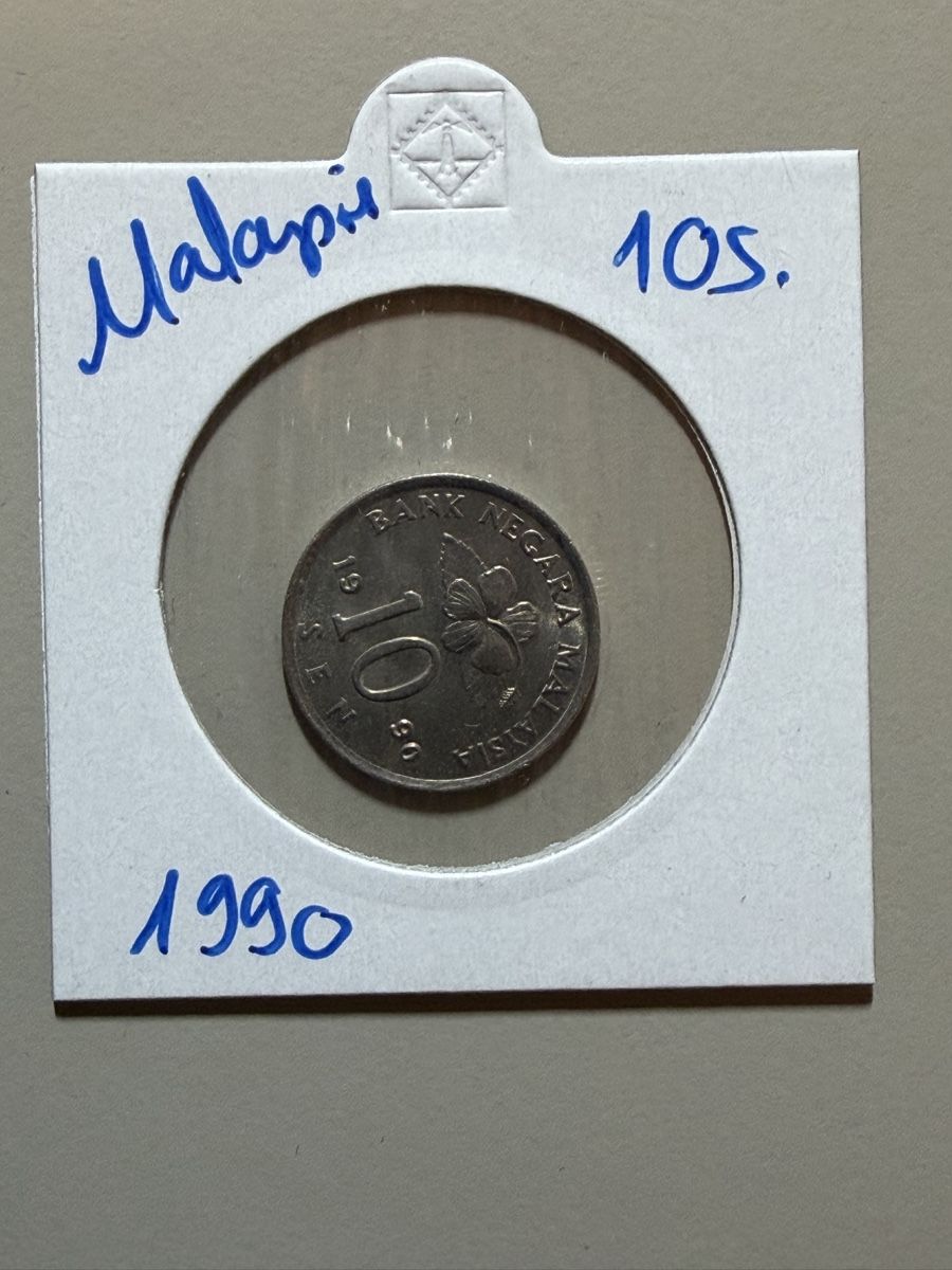 Tutti le monete: Malaysia - 10 centimes - 1990 – Usato da Payerne venduto da Mike1682