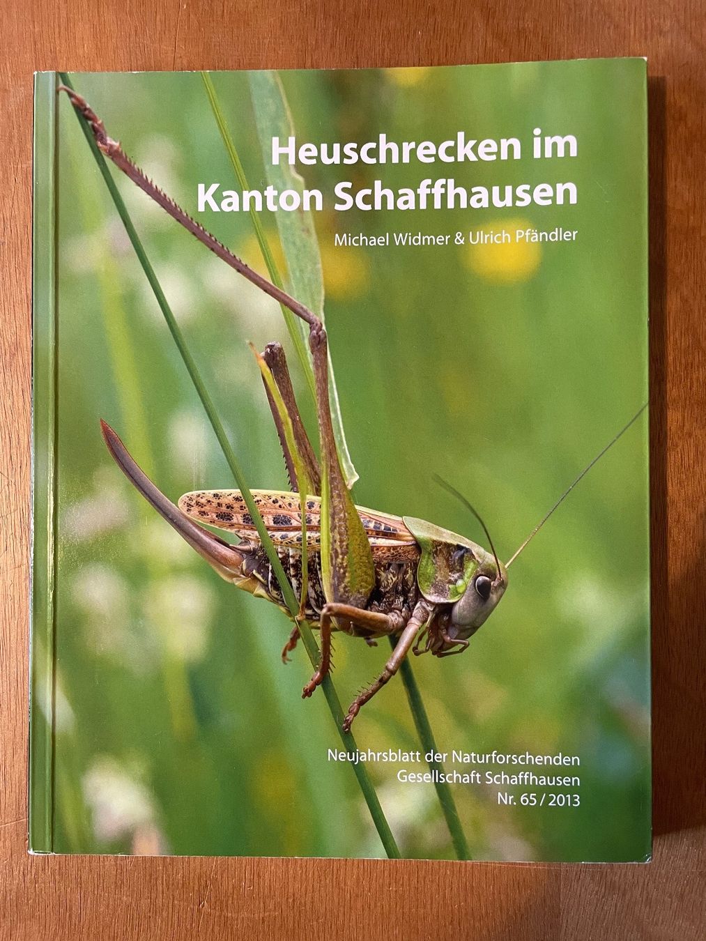 Libri: Heuschrecken im Kanton Schaffhausen – Usato da Zürich venduto da WWehrle