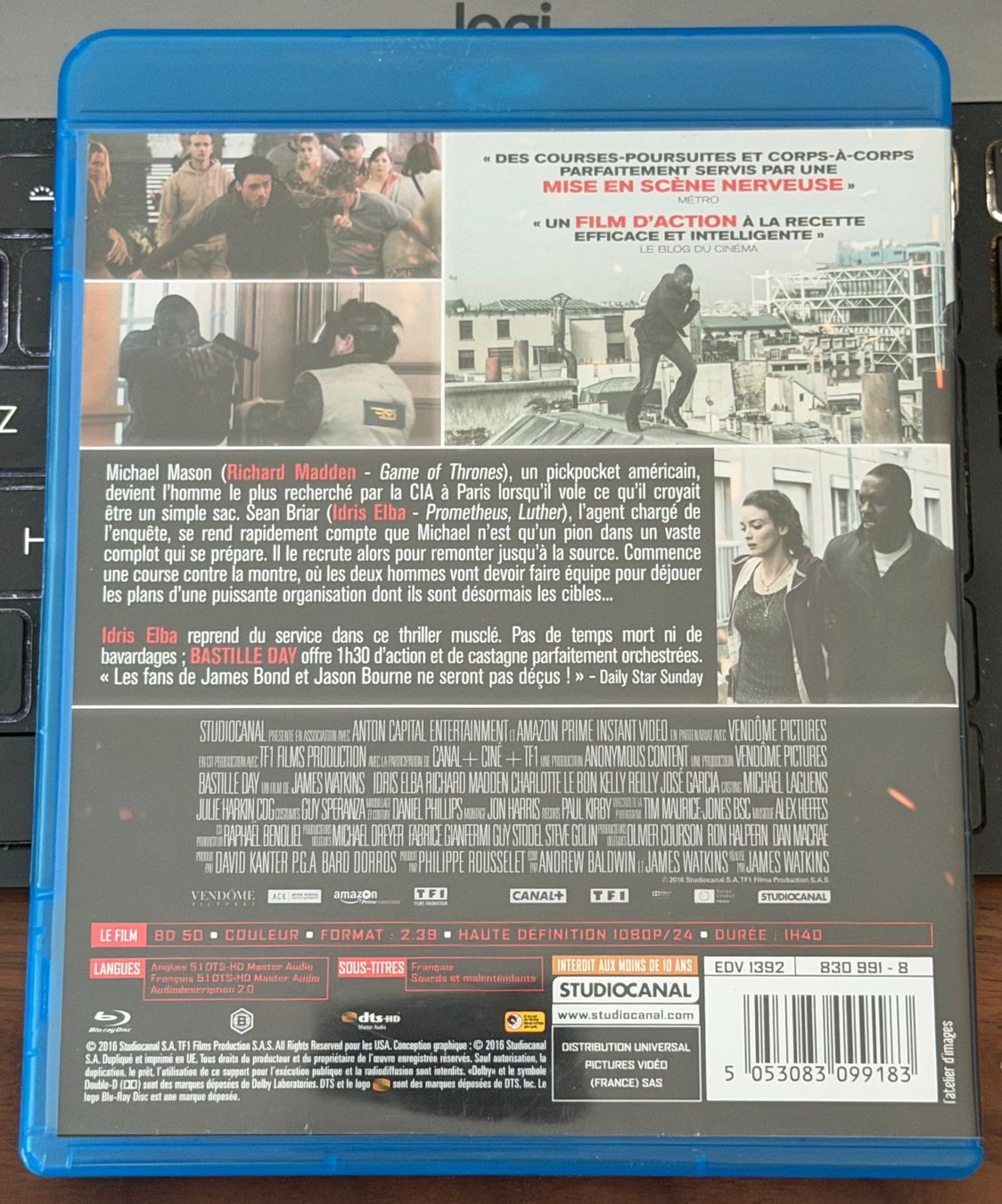 Tutti i DVDs: Bastille Day (2016) - Blu-ray – Usato da Semsales venduto da __Florian__ 3