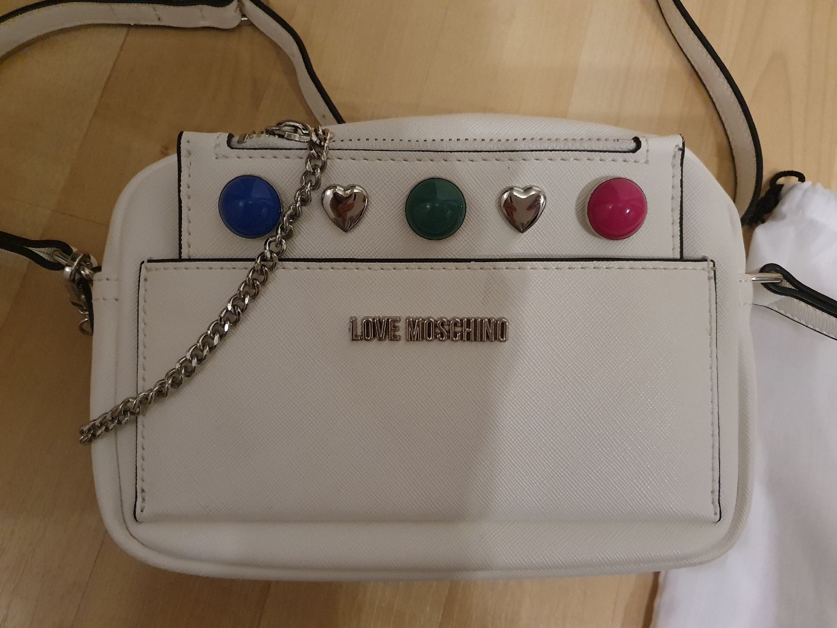 Moschino Borse da donna: Love Moschino Tasche weiss / schwarz – Nuovo (secondo la descrizione) da Wettingen venduto da __Dom__ 6