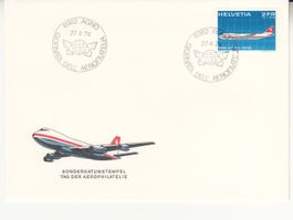 Sonderstempel S. 833 Agno Aerofilatelia