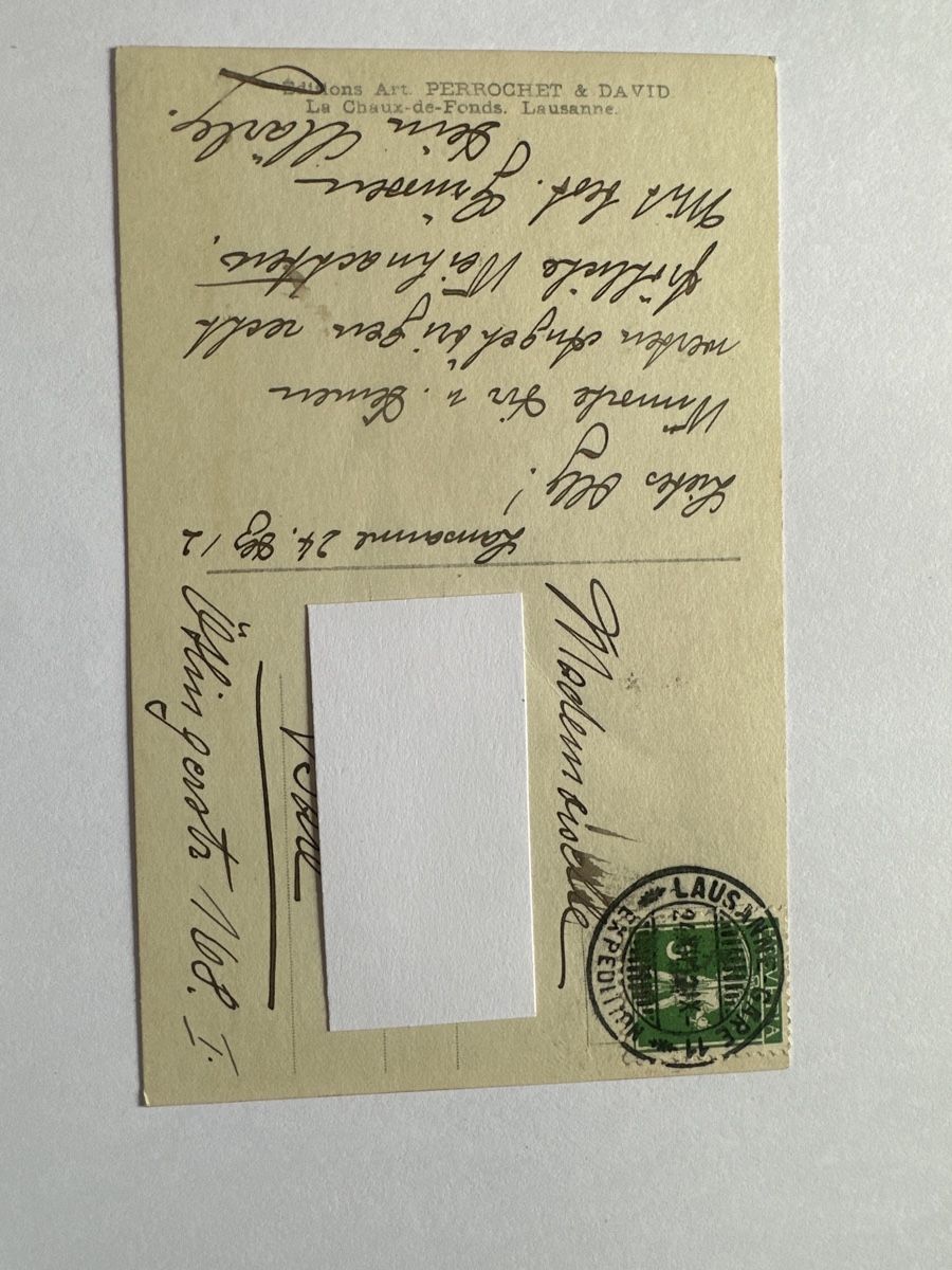 Ansichtskarten: Weihnachts-AK aus Genf. 1902 – Gebraucht aus Frauenfeld von aluma14 1