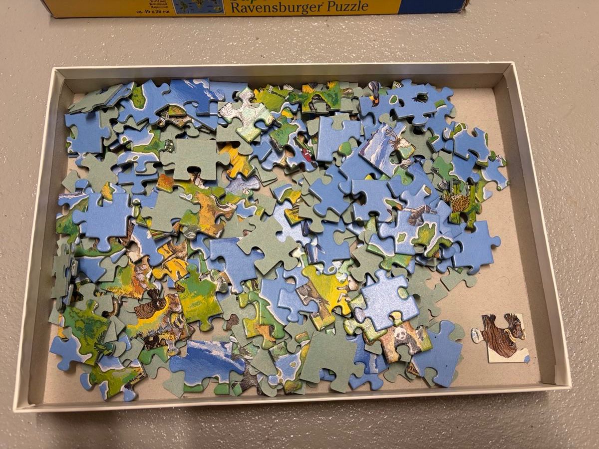 Ravensburger Puzzle: Puzzle Weltkarte – Usato da Sarmenstorf venduto da LioWe 1
