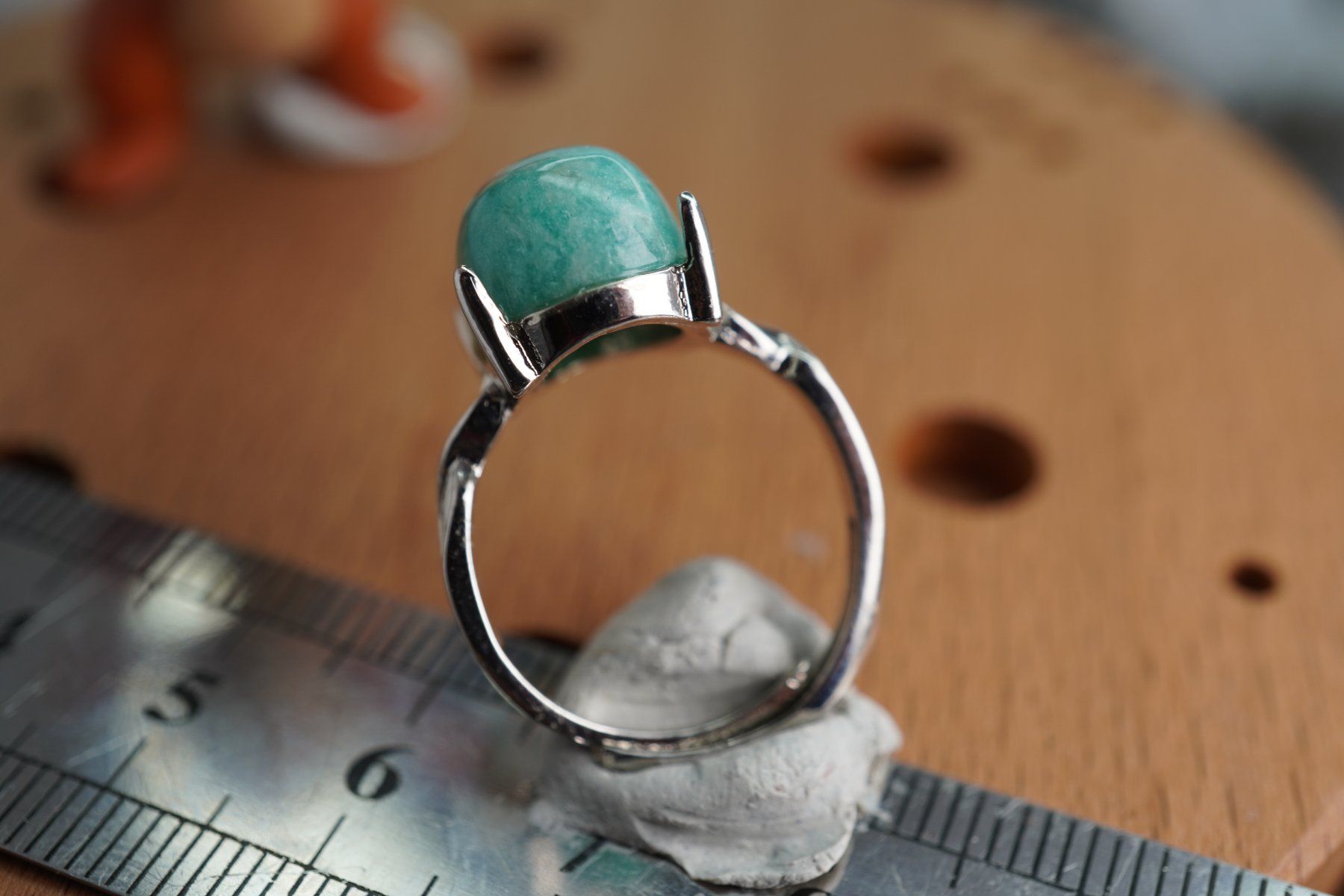 Minéraux & Lithothérapie: Amazonit   ring Grösse  Variabel     (Räumung!) – Neuf avec emballage d'origine à Eschenbach SG par topstone 3