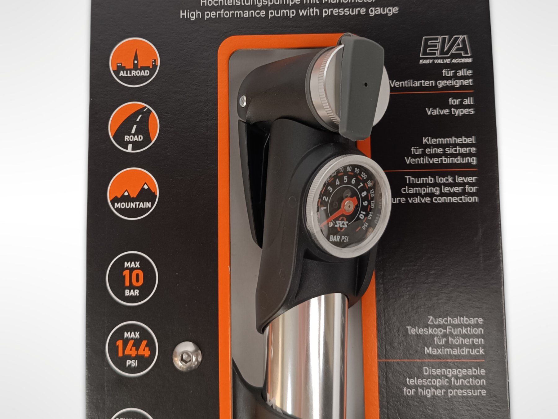 Sks Pumpen: SKS Velopumpe Injex Control – Neu (gemäss Beschreibung) aus Suhr von Restwert_Suhr 6