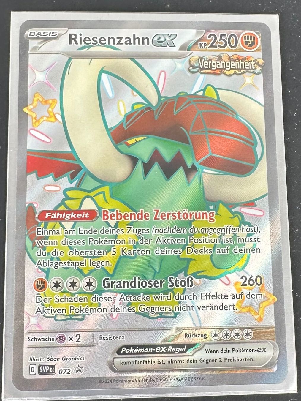 Pokémon Cartes à collectionner: Riesenzahn ex 072 Promo Deutsch Pokémon – Neuf (Voir description) à Dübendorf par TrimTrend 1