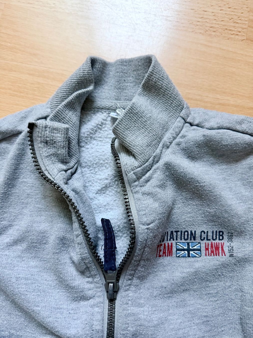 Giacche & Cappotti: Sweatjacke Buben, grau, Grösse 110 – Usato da Weingarten-Kalth venduto da ana_tim 1