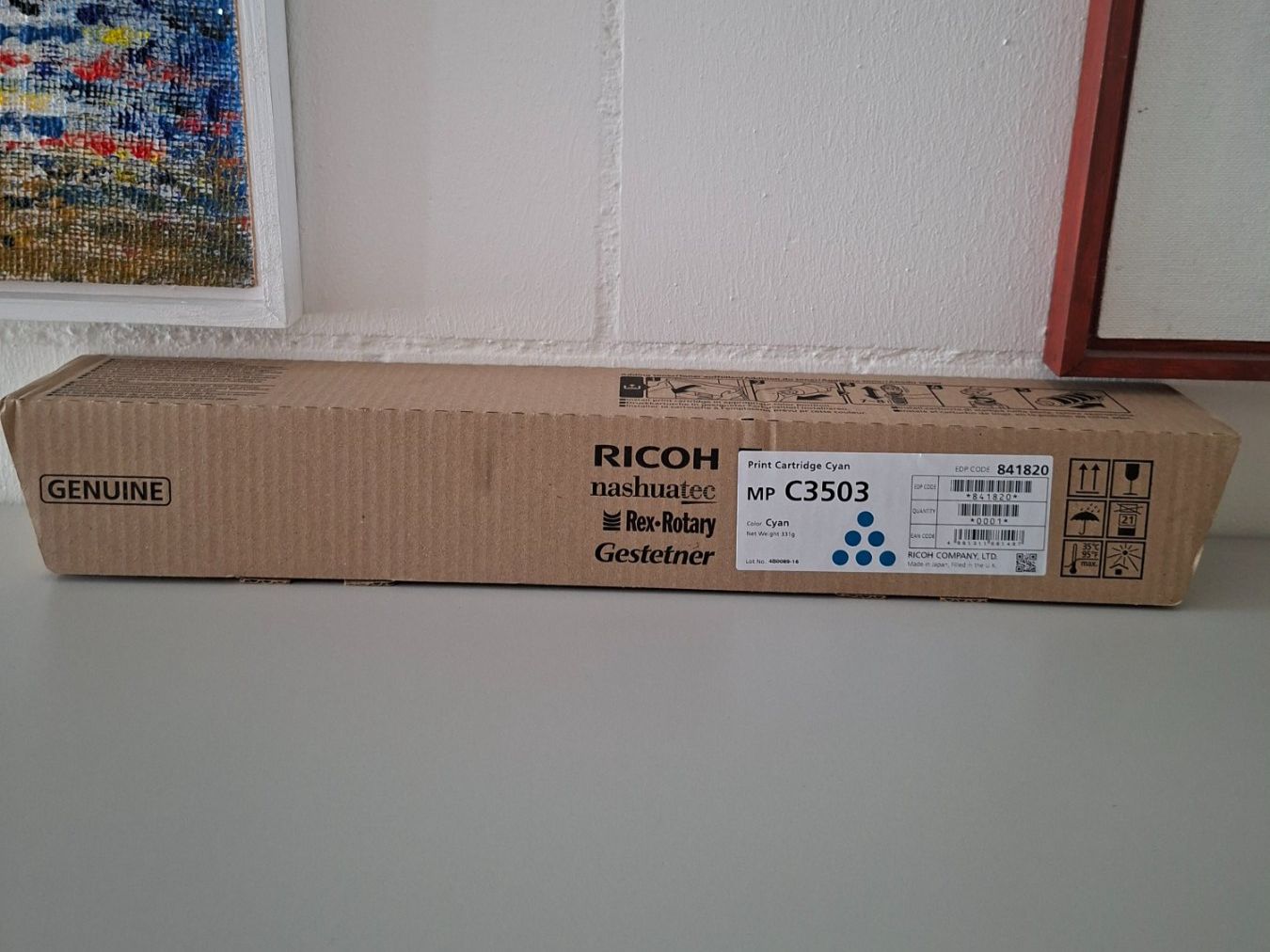 Ricoh Cartucce per stampanti & toner: Ricoh Print Cartridge Cyan MP C3503 – Nuovo e nell'imballaggio originale da Langenthal venduto da BernhardClassic 1