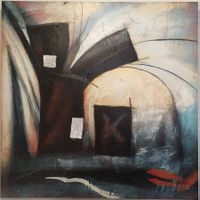 Leinwandbild 100 x 100 cm abstract