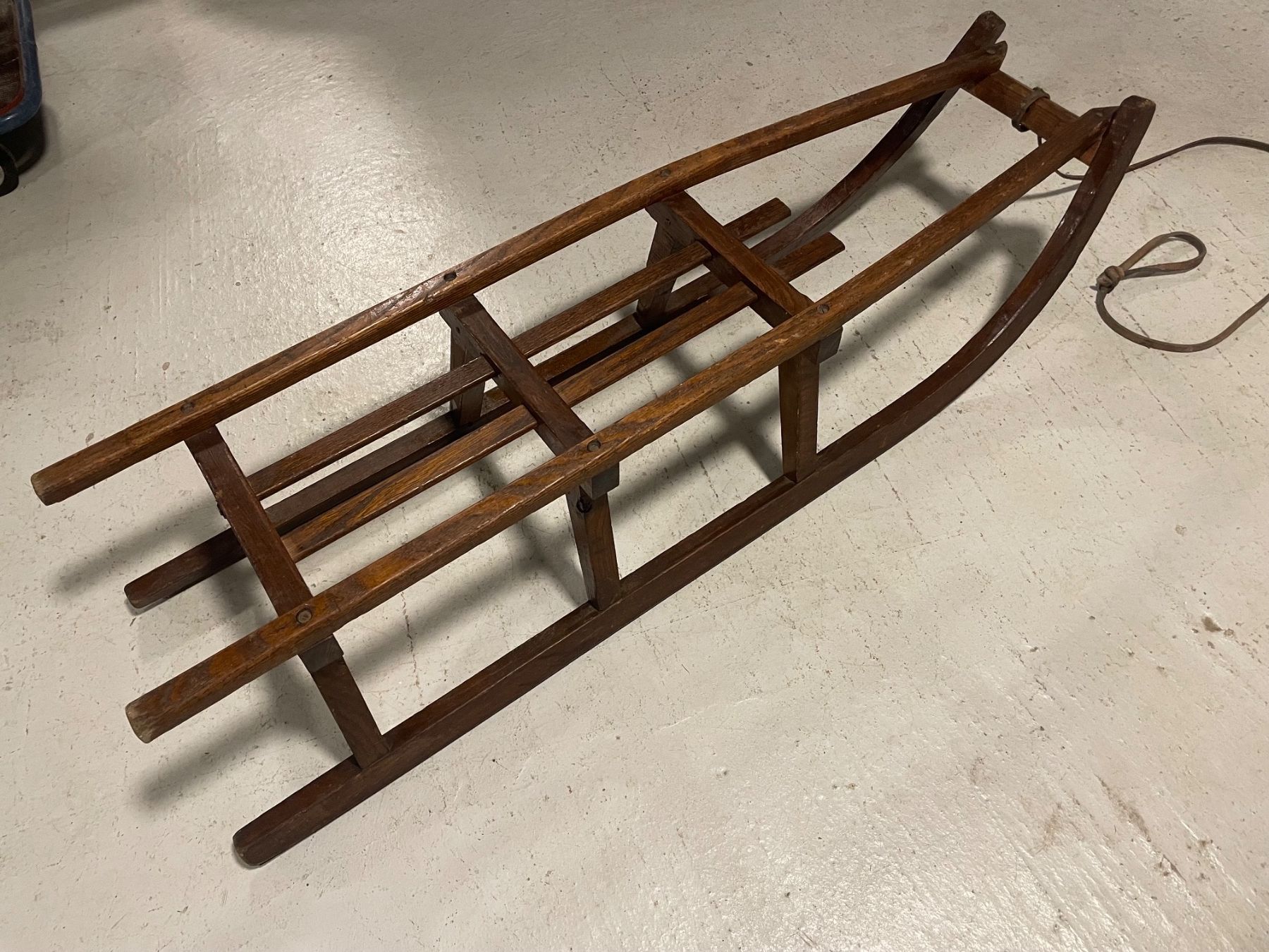 Slitta: Schlitten, sehr alter Keilschlitten, ca. 120 cm – Usato da Menziken venduto da fiat-500 1