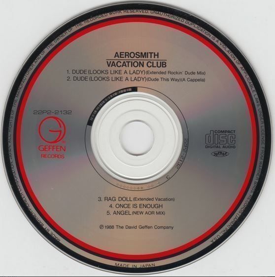 CD: Aerosmith - Vacation...(Japan) – Usato da St-Cergue venduto da VeganWarrior 1