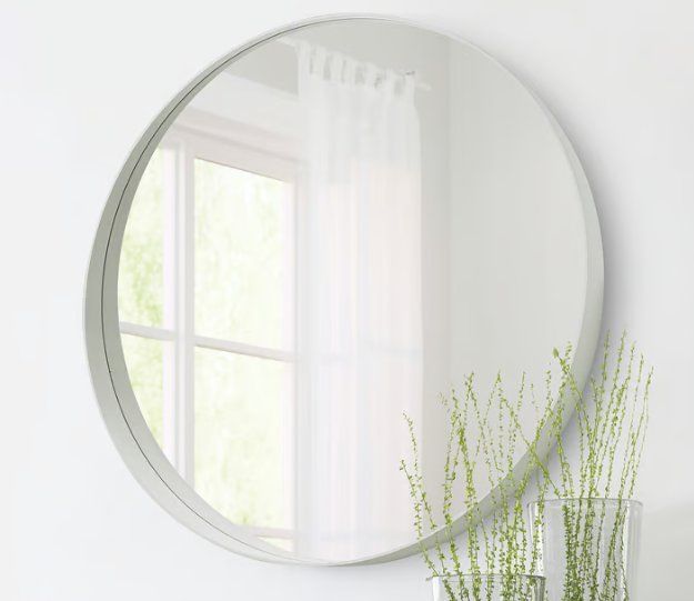 Ikea Miroirs: IKEA ROTSUND Spiegel weiss, 80 cm – D'occasion à Brigerbad par Tu4latin