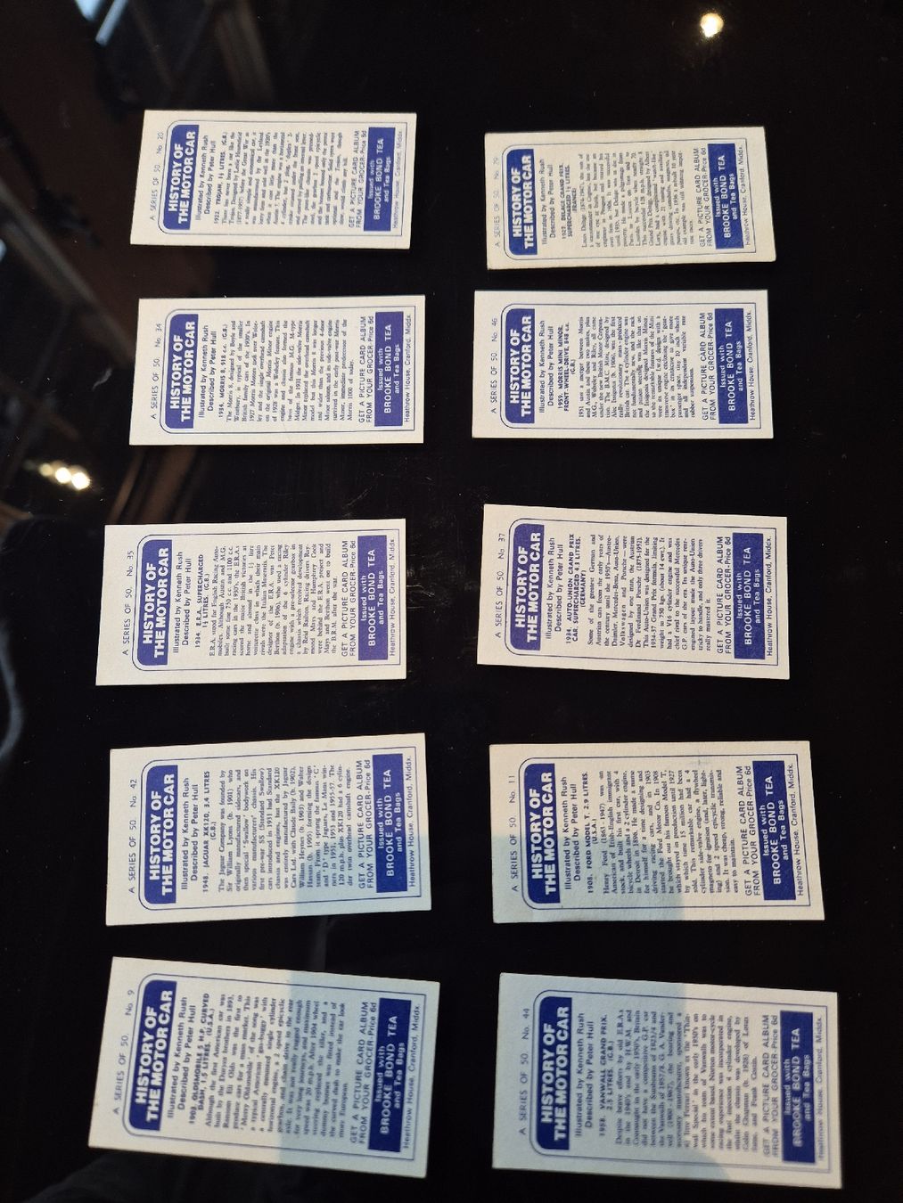 Sammelbilder & Trading cards: Zigarettenbilder Autos lot3 – Gebraucht aus Hofstetten BE von hillhood 1
