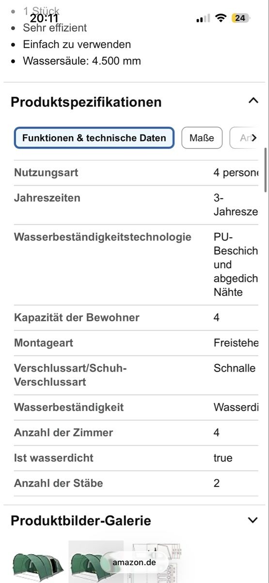 Tende : HAUSZELT TOP Zustand – Usato da Gossau SG venduto da sunny063 3