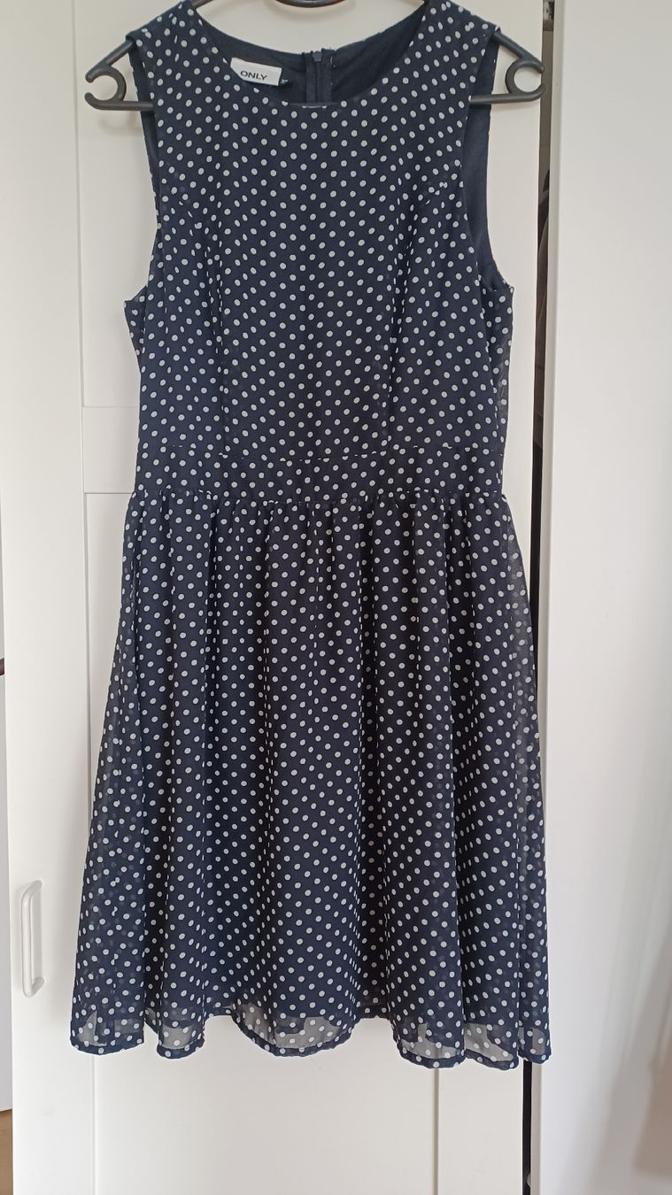 Only Vestiti: Kleid Navy mit Polkadots, 36, Only – Usato da Zürich venduto da Ava_81